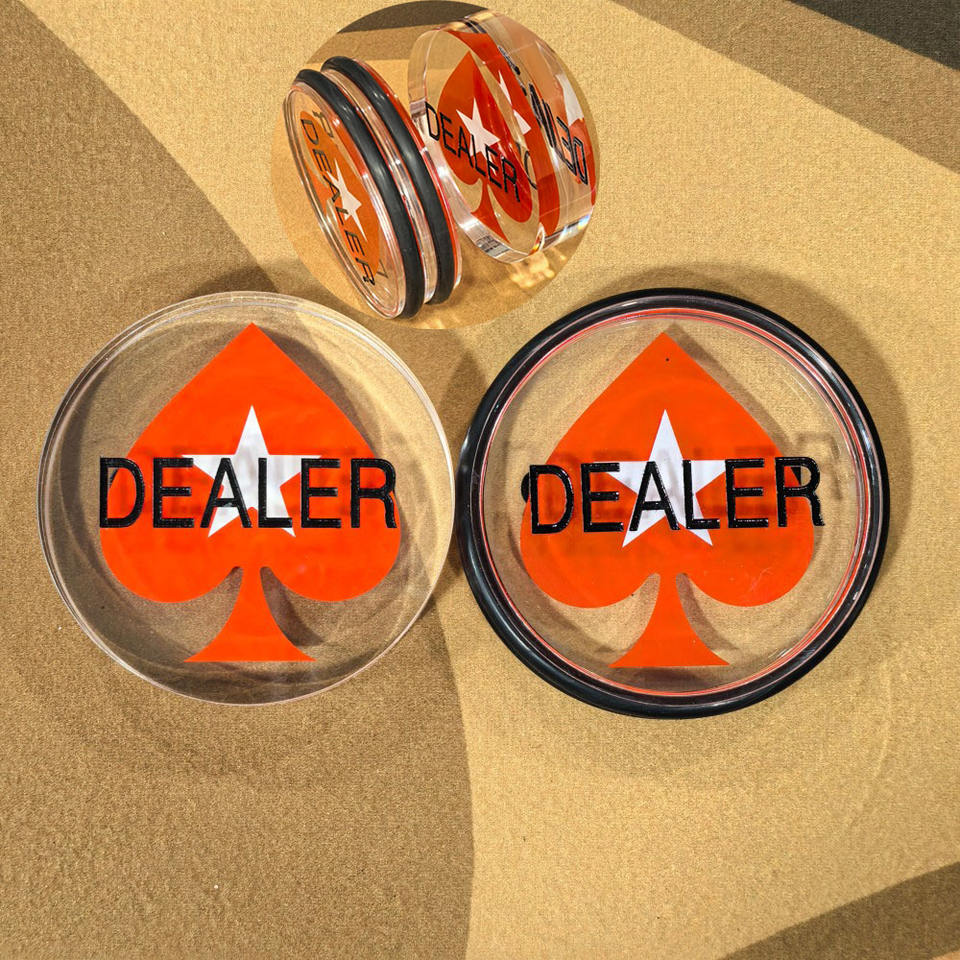 Acrylic Dealer Button, 70mm