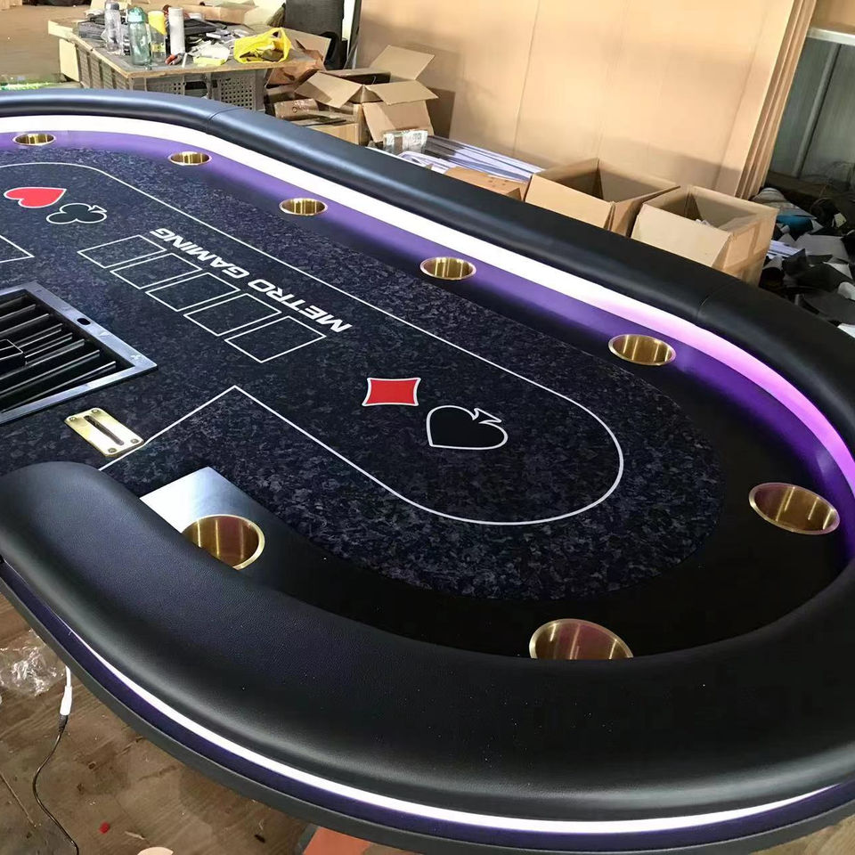10-Player Casino LED Table, 96 inch